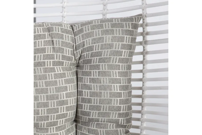 Hängstol Utomhus Cora Med Kuddar 96x96xh198 cm - Vit - Utemöbler - Utestolar & fåtöljer - Hängstol