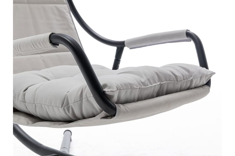 Hängstol Utomhus - Hägfåtölj - Hänggunga med stativ och ställning med tak för balkong och uteplats - Svart|Grå - Utemöbler - Utestolar & fåtöljer - Hängstol