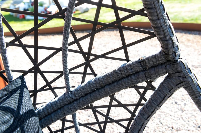 Hillerstorp Droppen Hängstol Utomhus 120x125 cm - Svartvit - Utemöbler - Utestolar & fåtöljer - Hängstol