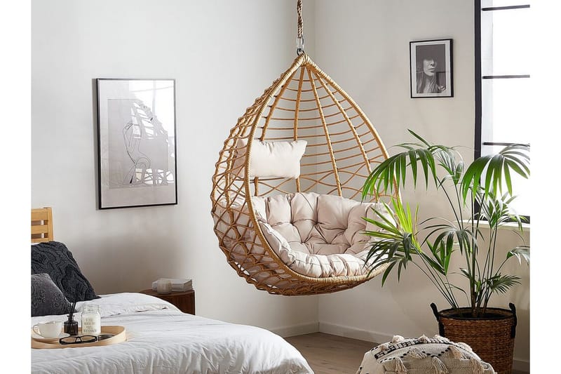 Kartberg Hängstol Utomhus - Beige - Utemöbler - Utestolar & fåtöljer - Hängstol