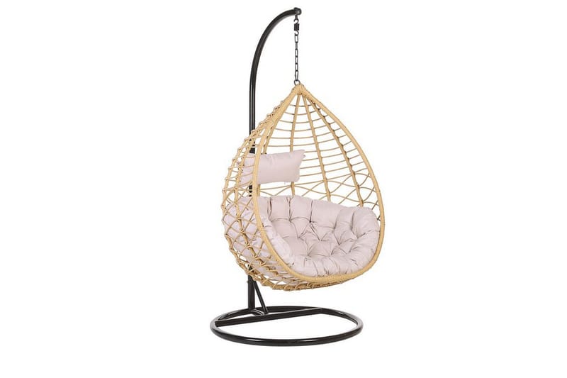 Kartberg Hängstol Utomhus med Stativ, Beige