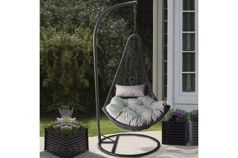Kintore Hängstol Utomhus 95 cm - Grå - Utemöbler - Utestolar & fåtöljer - Hängstol