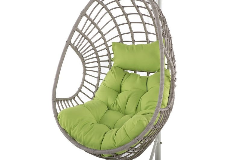 Maesllyn Hängstol Utomhus Rotting - Beige - Utemöbler - Utestolar & fåtöljer - Hängstol