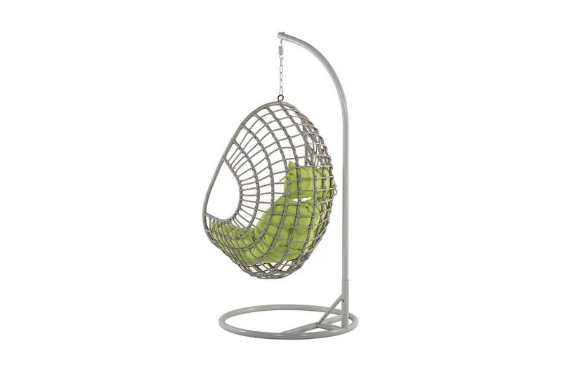 Maesllyn Hängstol Utomhus Rotting - Beige - Utemöbler - Utestolar & fåtöljer - Hängstol