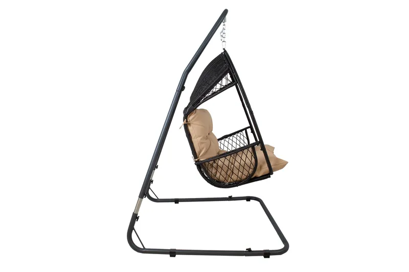 Mörkgrå Stativ för Hängstol Utomhus - Utemöbler - Utestolar & fåtöljer - Hängstol