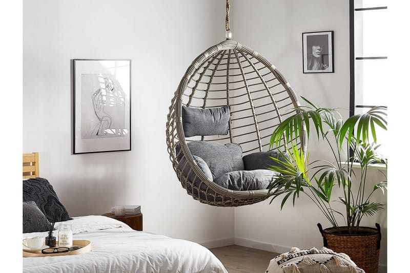 Parylak Hängstol Utomhus - Grå - Utemöbler - Utestolar & fåtöljer - Hängstol