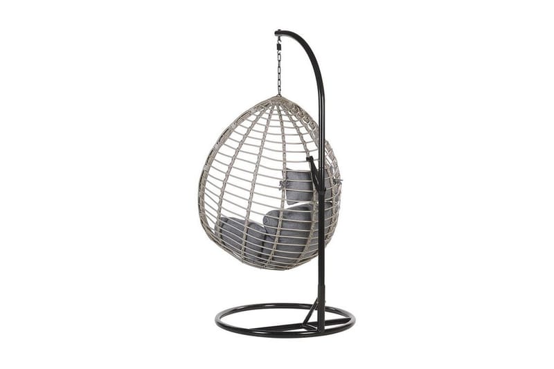 Parylak Hängstol Utomhus med Stativ - Grå - Utemöbler - Utestolar & fåtöljer - Hängstol