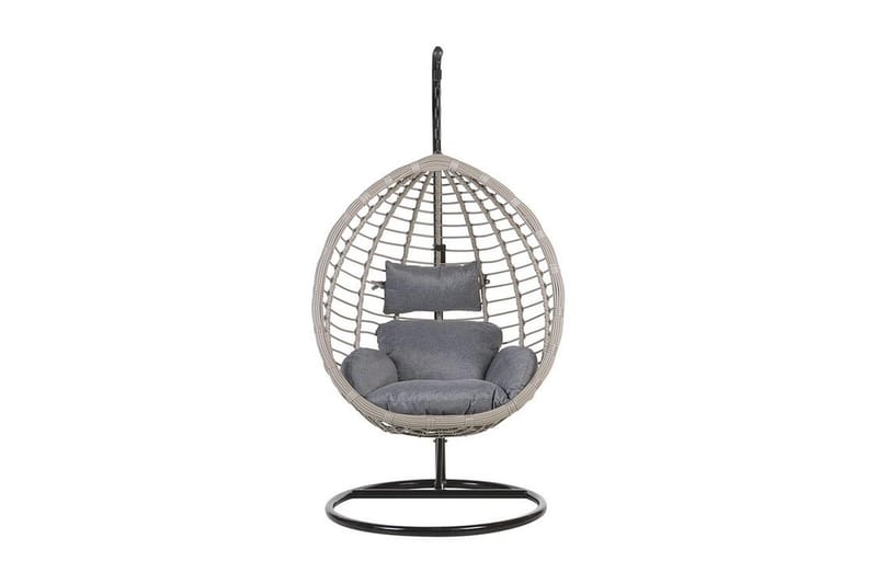 Parylak Hängstol Utomhus med Stativ - Grå - Utemöbler - Utestolar & fåtöljer - Hängstol