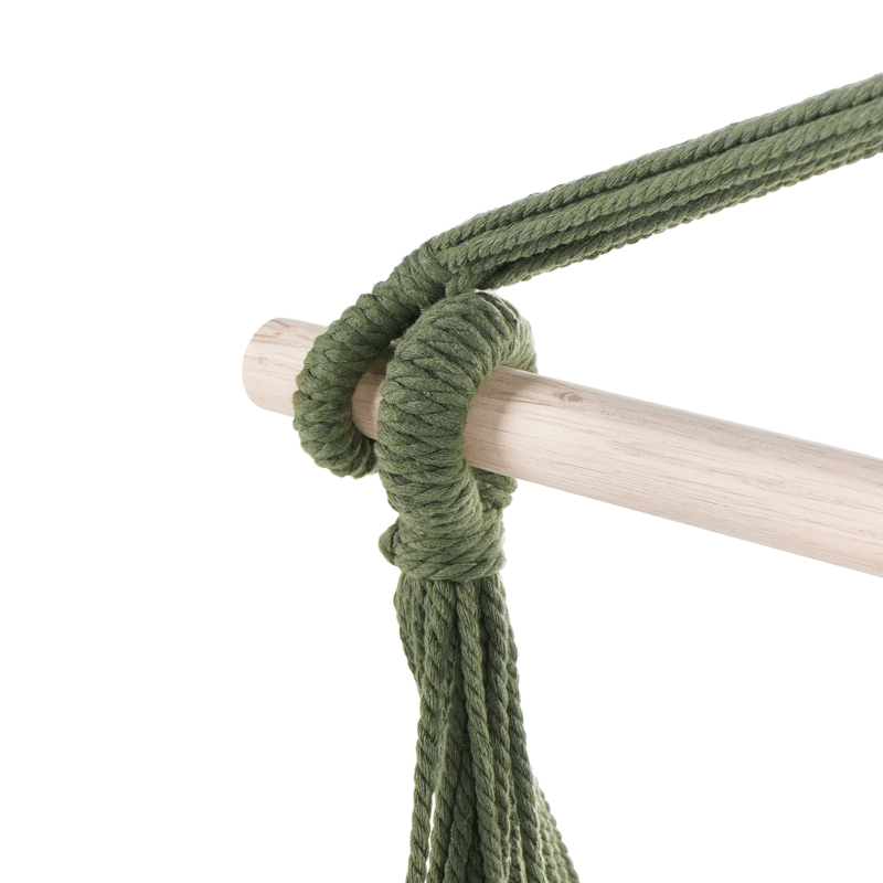 Hängstol utomhus Bonea Bomull - Grön - Utemöbler - Utestolar & fåtöljer - Hängstol