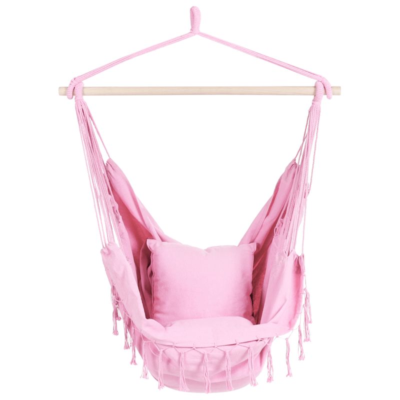 Hängstol utomhus Bonea Bomull - Rosa - Utemöbler - Utestolar & fåtöljer - Hängstol