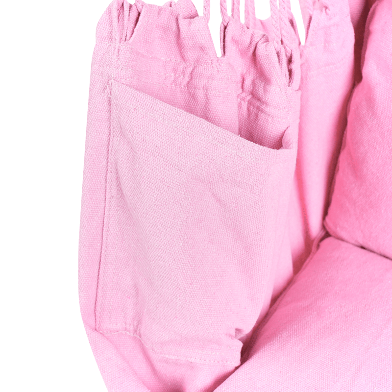 Hängstol utomhus Bonea Bomull - Rosa - Utemöbler - Utestolar & fåtöljer - Hängstol