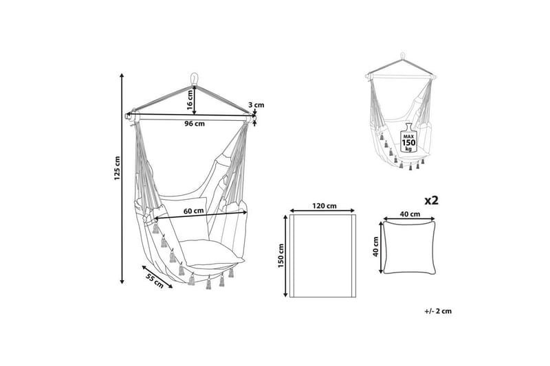 Hängstol Varena - Utemöbler - Utestolar & fåtöljer - Hängstol