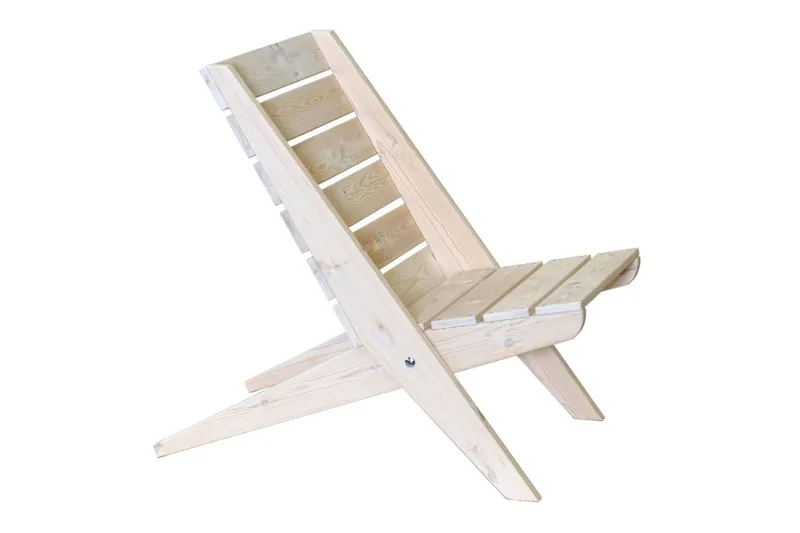 Hillerstorp EcoFurn Utestol Granny Furu Oljad Vit, Vit