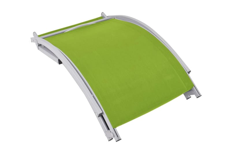 Hopfällbara solsängar 2 st grön textilene - Grön - Solsängar & solvagnar