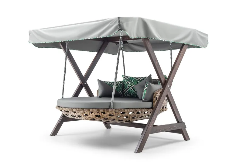 Hux Hängstol Utomhus 188x140 cm, Grå