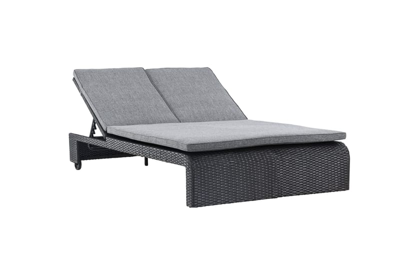 London Solstol 119x196 cm - Svart - Utemöbler - Utestolar & fåtöljer - Solstol