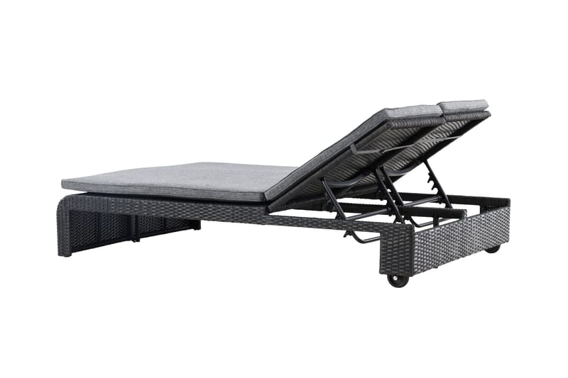 London Solstol 119x196 cm - Svart - Utemöbler - Utestolar & fåtöljer - Solstol