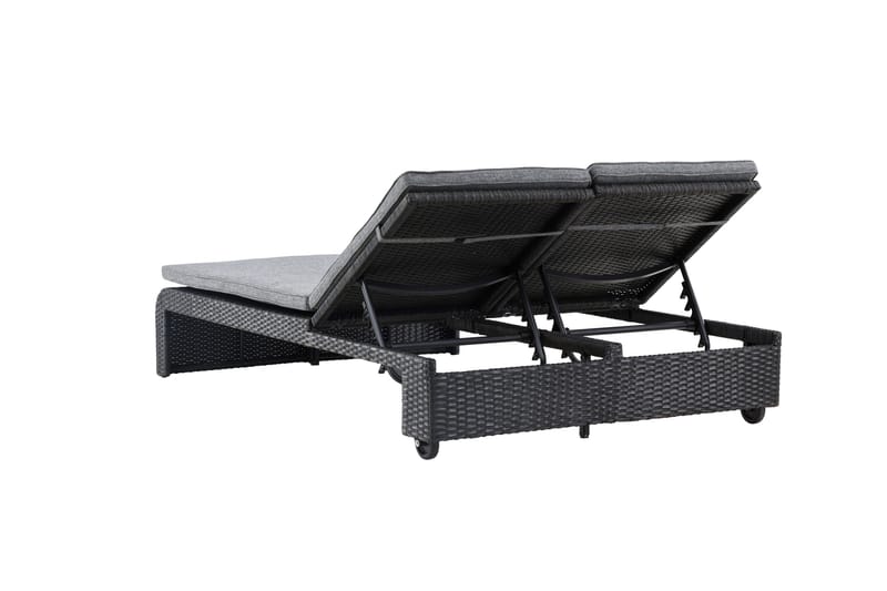 London Solstol 119x196 cm - Svart - Utemöbler - Utestolar & fåtöljer - Solstol