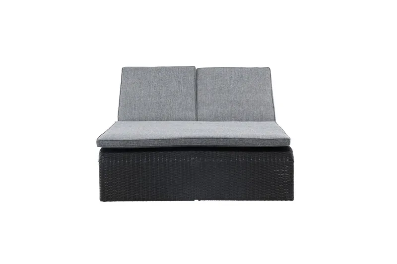 London Solstol 119x196 cm - Svart - Utemöbler - Utestolar & fåtöljer - Solstol