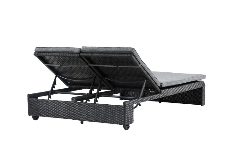 London Solstol 119x196 cm - Svart - Utemöbler - Utestolar & fåtöljer - Solstol