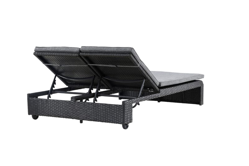 London Solstol 119x196 cm - Svart - Utemöbler - Utestolar & fåtöljer - Solstol