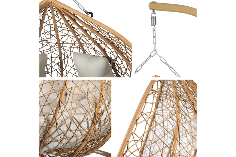 Klinkerville Hängstol Utomhus - Beige - Utemöbler - Utestolar & fåtöljer - Hängstol