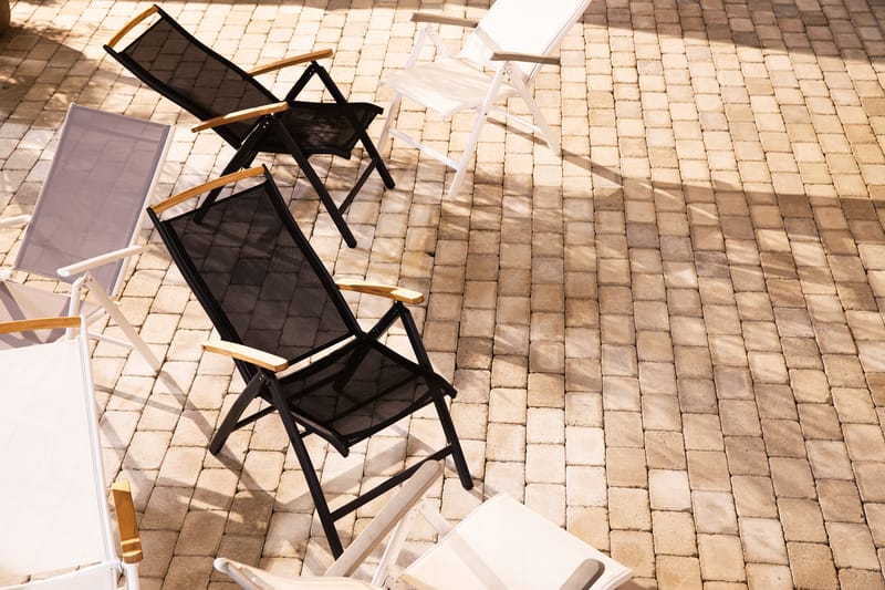 LAS VEGAS Positionsstol Svart/Teak - Positionsstol