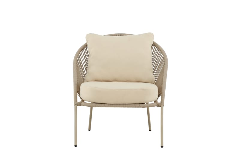 Lindos Utefåtölj - Beige - Utemöbler - Utestolar & fåtöljer - Utefåtöljer & loungefåtöljer