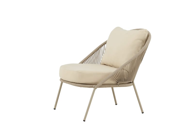 Lindos Utefåtölj - Beige - Utemöbler - Utestolar & fåtöljer - Utefåtöljer & loungefåtöljer
