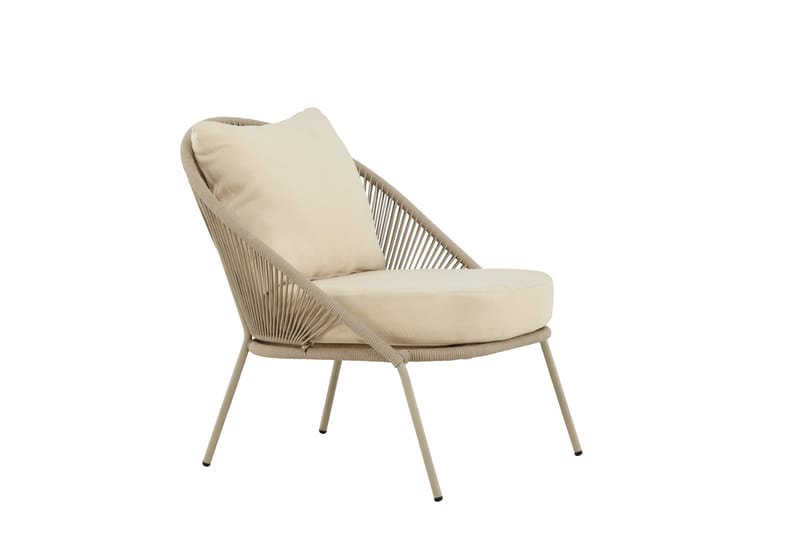 Lindos Utefåtölj - Beige - Utemöbler - Utestolar & fåtöljer - Utefåtöljer & loungefåtöljer