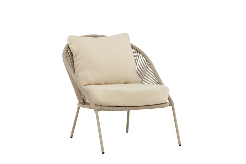 Lindos Utefåtölj - Beige - Utemöbler - Utestolar & fåtöljer - Utefåtöljer & loungefåtöljer