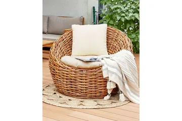Lloyder Utefåtölj - Natural/Beige - Utemöbler - Utestolar & fåtöljer - Utefåtöljer & loungefåtöljer