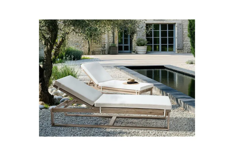 Loungestol Azzanello - Utemöbler - Utestolar & fåtöljer - Solsängar & solvagnar