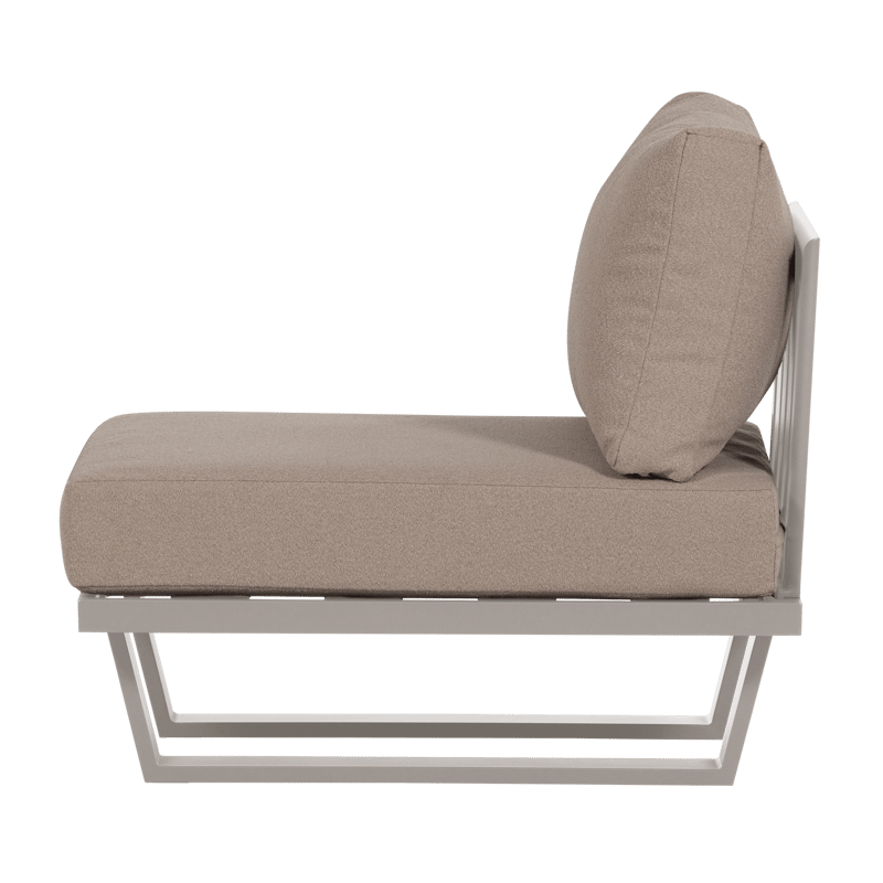 Loungestol Bear Utomhus - Sand - Utemöbler - Utestolar & fåtöljer - Utefåtöljer & loungefåtöljer