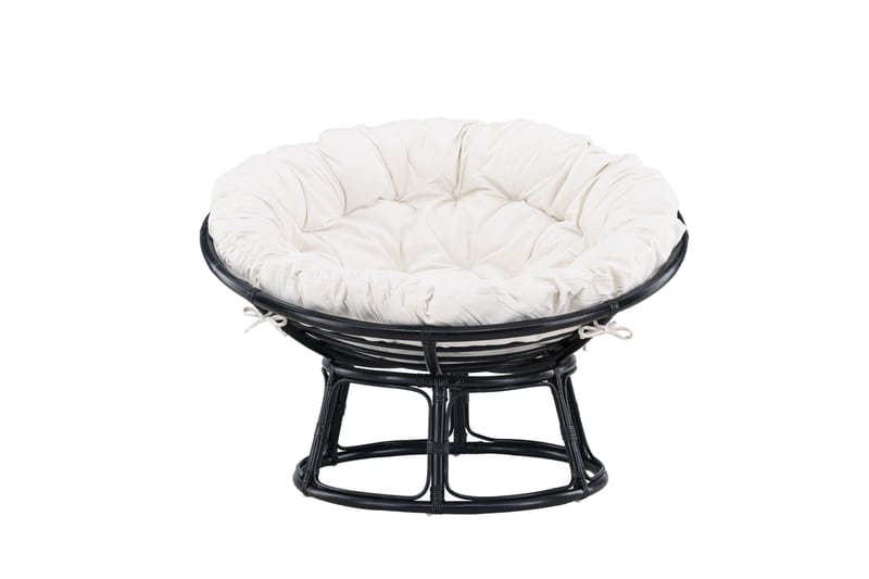 Loungestol Bonnie, Svart/Vit