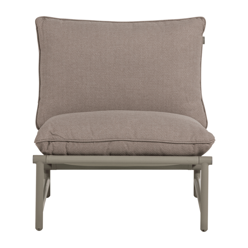 Loungestol Elvo 82 cm Utomhus - Sand - Utemöbler - Utestolar & fåtöljer - Utefåtöljer & loungefåtöljer