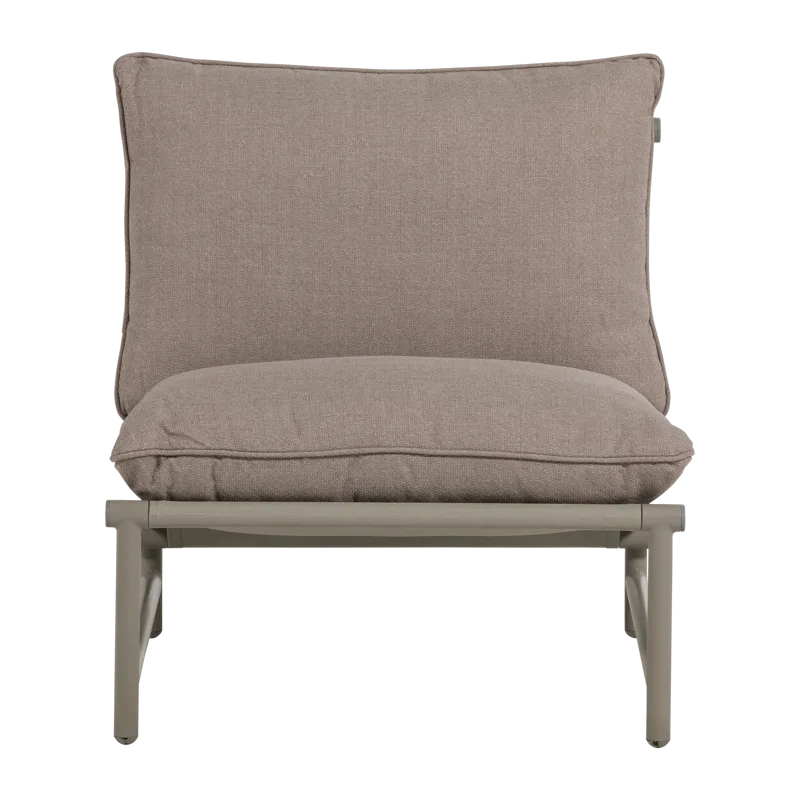 Loungestol Elvo 82 cm Utomhus - Sand - Utemöbler - Utestolar & fåtöljer - Utefåtöljer & loungefåtöljer