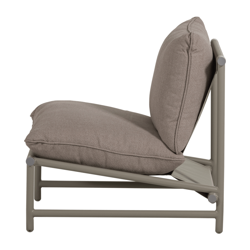 Loungestol Elvo 82 cm Utomhus - Sand - Utemöbler - Utestolar & fåtöljer - Utefåtöljer & loungefåtöljer