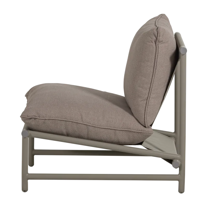 Loungestol Elvo 82 cm Utomhus - Sand - Utemöbler - Utestolar & fåtöljer - Utefåtöljer & loungefåtöljer