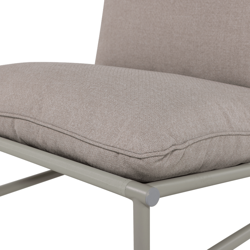 Loungestol Elvo 82 cm Utomhus - Sand - Utemöbler - Utestolar & fåtöljer - Utefåtöljer & loungefåtöljer