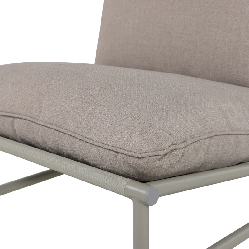 Loungestol Elvo 82 cm Utomhus - Sand - Utemöbler - Utestolar & fåtöljer - Utefåtöljer & loungefåtöljer