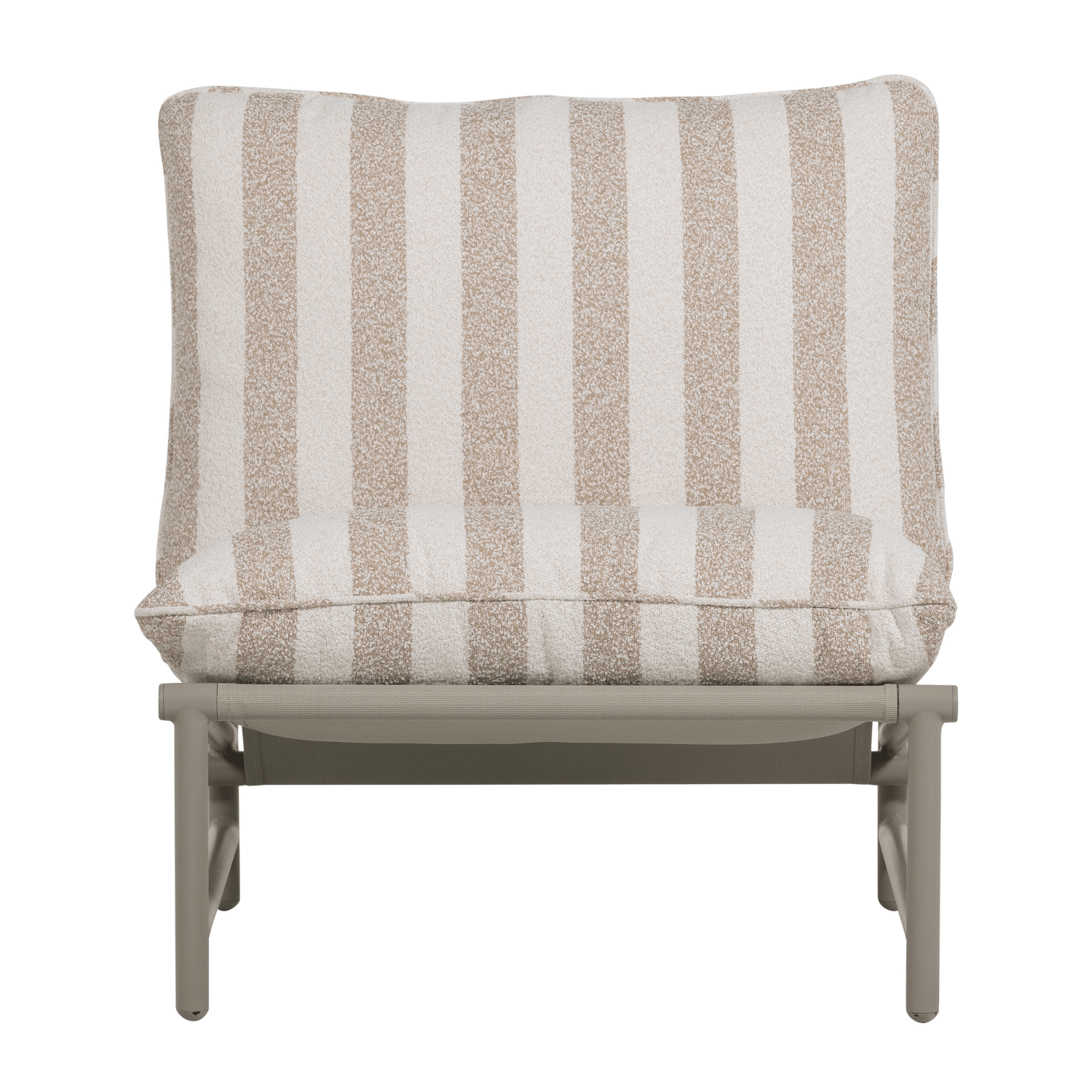 loungestol elvo 82 cm utomhus - sand/vit