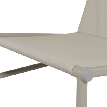 Loungestol Elvo 82 cm Utomhus - Sand/Vit - Utemöbler - Utestolar & fåtöljer - Utefåtöljer & loungefåtöljer