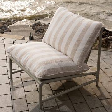 Loungestol Elvo 82 cm Utomhus - Sand/Vit - Utemöbler - Utestolar & fåtöljer - Utefåtöljer & loungefåtöljer