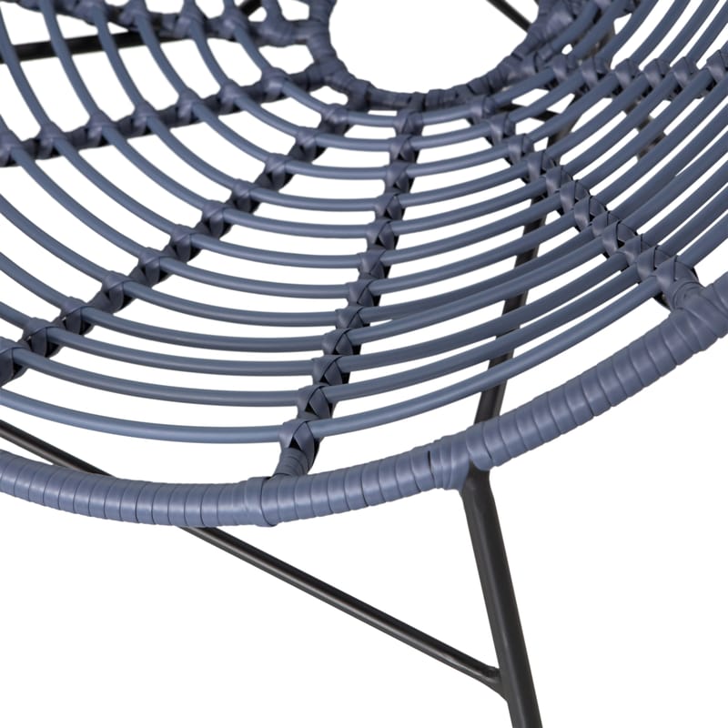 Loungestol Jane 72 cm Utomhus - Bläck - Utemöbler - Utestolar & fåtöljer - Utefåtöljer & loungefåtöljer