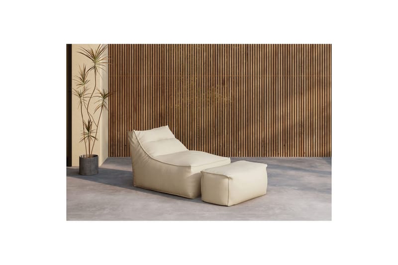 Loungestol Redang - Beige - Utemöbler - Utestolar & fåtöljer - Solstol