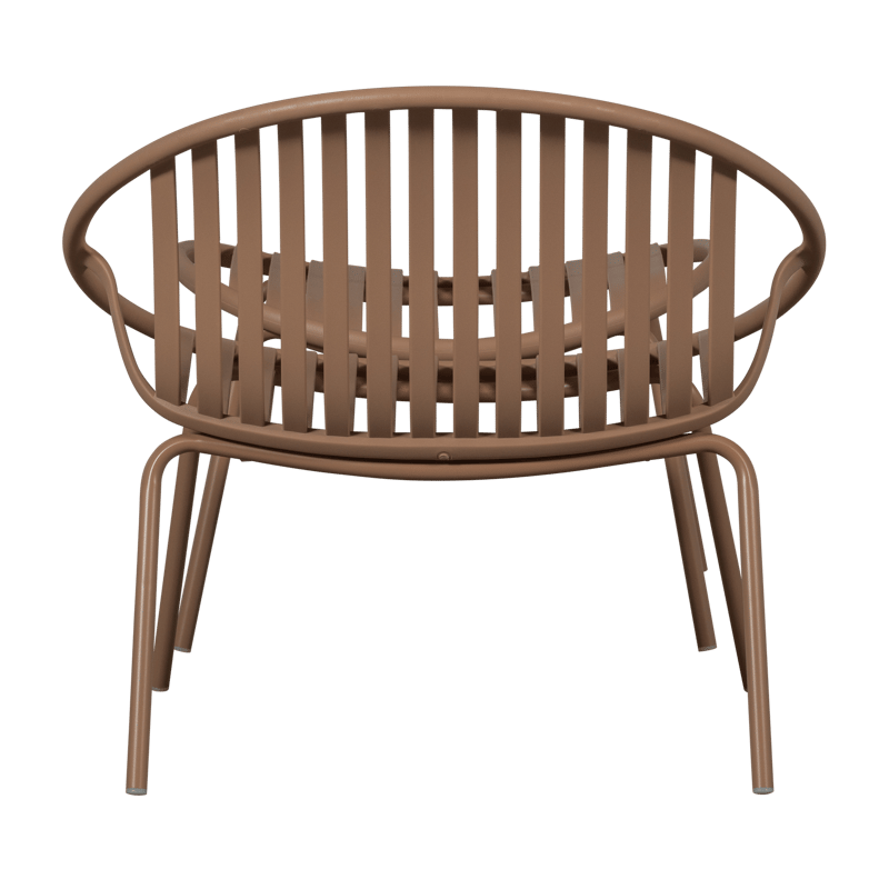 Loungestol + Pall Bruce Utomhus - Laxrosa - Utemöbler - Utestolar & fåtöljer - Utefåtöljer & loungefåtöljer