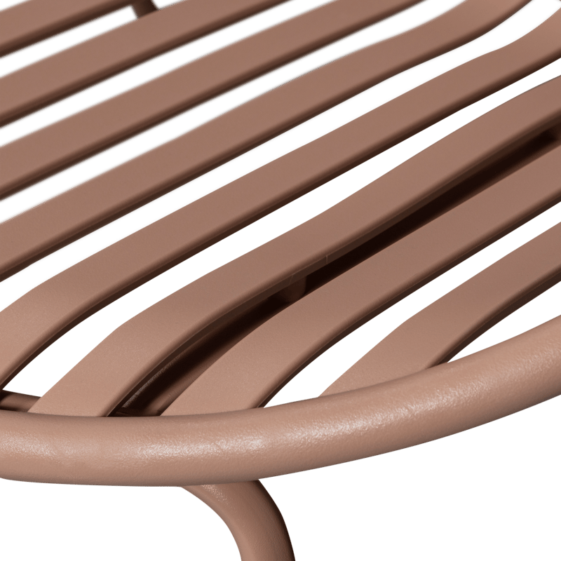 Loungestol + Pall Bruce Utomhus - Laxrosa - Utemöbler - Utestolar & fåtöljer - Utefåtöljer & loungefåtöljer