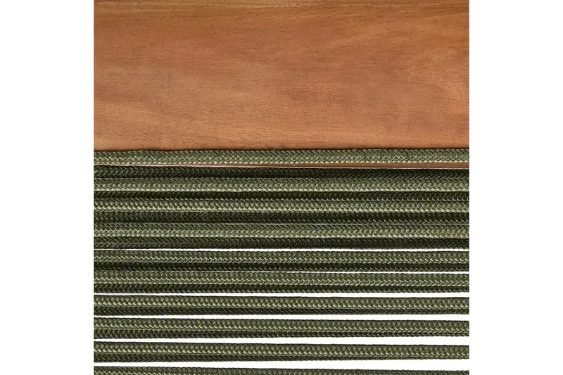 Loungestol Prossedi Grönt/ljust trä - Grönt/ljust trä - Utemöbler - Utestolar & fåtöljer - Solsängar & solvagnar