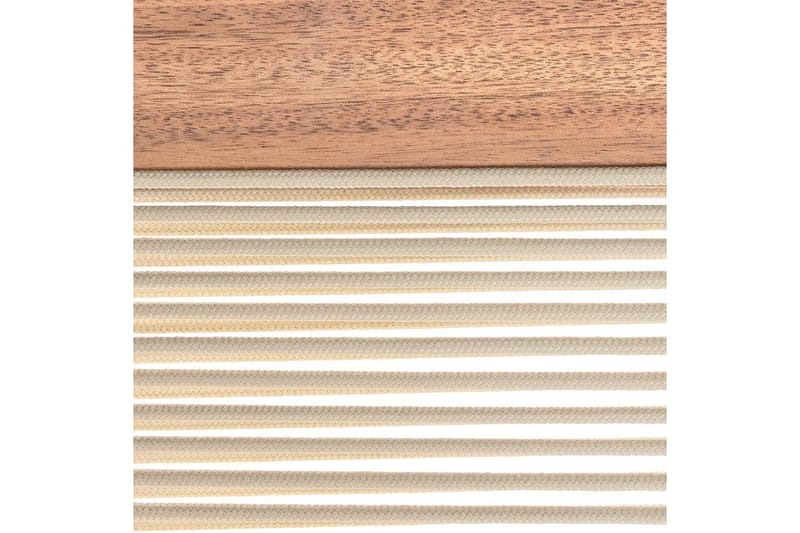 Loungestol Prossedi Beige/ljust trä - Beige/ljust trä - Utemöbler - Utestolar & fåtöljer - Solsängar & solvagnar